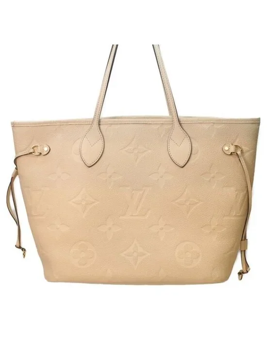 Louis Vuitton Monogram Empreinte Cream Newerful MM Tote - Picture 3 of 15
